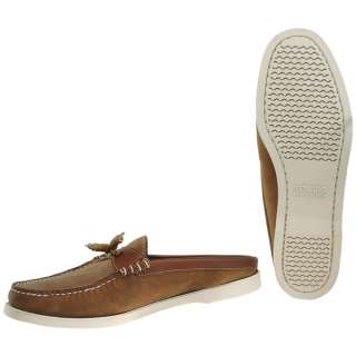   Vineyard Brown Leather Mule Tassel Shoes for Women (Wide)  