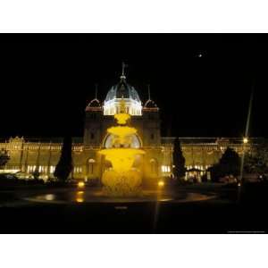 World Heritage Listed Royal Exhibition Buildings and Gardens at Night 