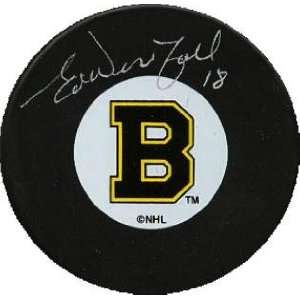  Ed Westfall Autographed Puck   )