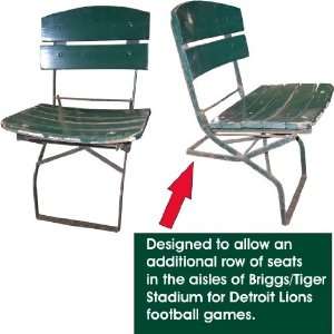   Briggs Stadium Detroit Lions Cheater Aisle Seat