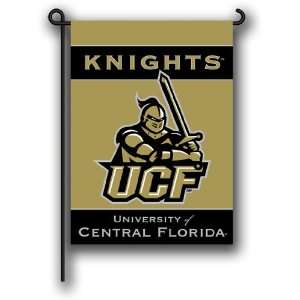   Central Florida Knights 2 Sided Garden Flag w/pole 
