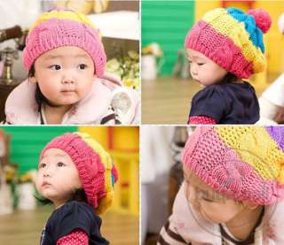 Infant Knit Hats Kids Children Soft Caps Costume Cute  
