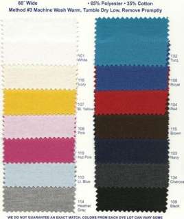 WHOLESALE 60wd Polyester Cotton Interlock Knit Fashion Apparel Fabric 