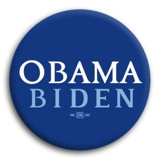Barack Obama Joe Biden 2012 Blue Democrat Pin Button 3  