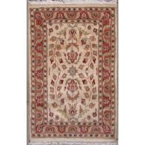 Pak Persian Area Rug with Silk & Wool Pile    a 2x3 Small Rug 