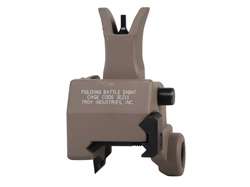 TROY INDUSTRIES FRONT FOLDING GAS BLOCK MOUNTED SIGHT   FDE 