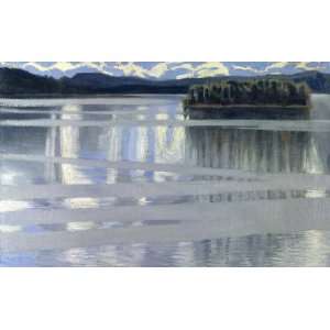 FRAMED oil paintings   Akseli Gallen Kallela   24 x 16 inches   Lake 