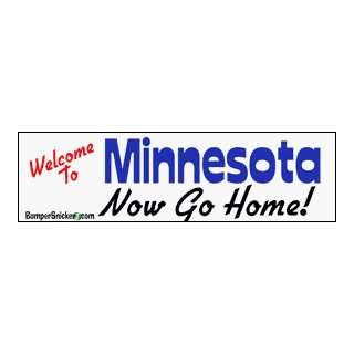  Welcome To Minnesota now go home   Refrigerator Magnets 