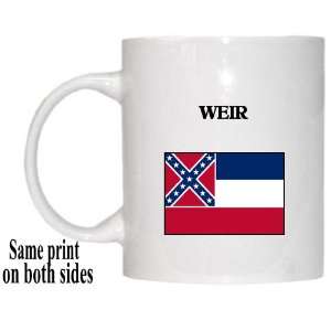    US State Flag   WEIR, Mississippi (MS) Mug 