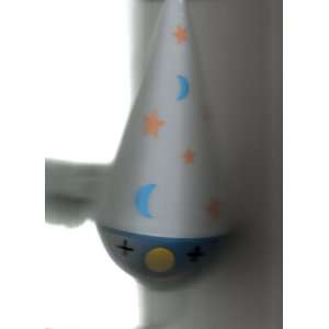   SMILING CLOWN (CONE HEAD) WITH MOON AND STARS ON CONE 