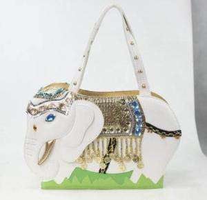 New arrivewomens elephant shape handbag/purse*white  