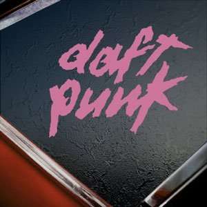  Daft Punk Pink Decal Rock Band Car Truck Window Pink 