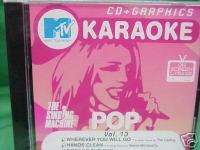 MTV Karaoke~POP~8217~~Soak Up the Sun~~Wherever You Will Go~~CD+G 