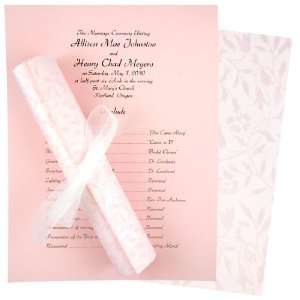  Layered Wedding Scroll Kit Pink Sukashi Rosa (25 Pack 