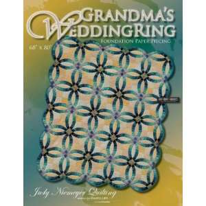   Wedding Ring Foundation Paper Piecing Quilt Pattern Arts, Crafts