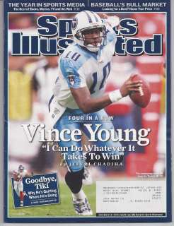   2006 Sports Illustrated Vince Young Houston Texans Tiki Barber  