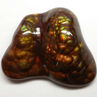 Natural Mexican Fire Agate Freeform Cab 19.89 ct Mexico  
