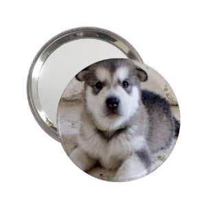 Alaskan Malamute Puppy Dog Handbag Makeup Mirror K0007 