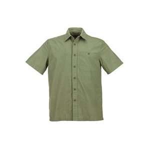  5.11 Tactical Covert Dress Shirt Short Sleeve Olive Plaid 