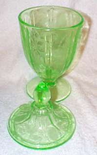 Old Green Depression Covered Candy Compote 10 Inches  