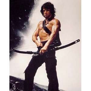 Sylvester Stallone 16x20 Rambo Bow & Arrow  Sports 