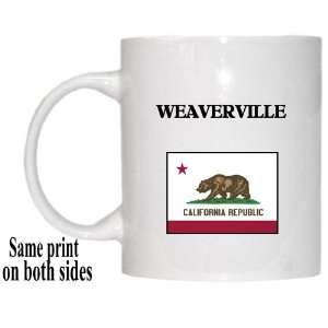  US State Flag   WEAVERVILLE, California (CA) Mug 