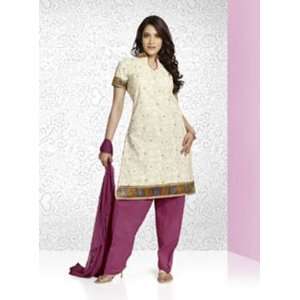  Women Salwar Kameez/ Cotton Kurta Churidhar Magenta 
