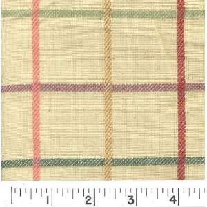  56 Wide *YARN DYED PLAID   MULTI/PARCHMENT Fabric By The 