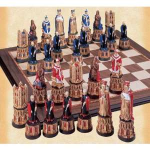    Canterbury Catheral Crushed Stone Chess Pieces Toys & Games