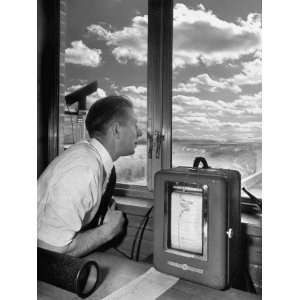  Scientist Vincent J. Schaefer Conducting Weather Experiments 