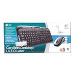   Keyboard & Laser Mouse Kit (Black) 920 000390 R