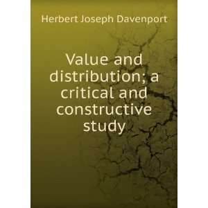   critical and constructive study Herbert Joseph Davenport Books