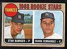1968 topps baseball new york yankees rookie stars stan buy