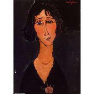   Amedeo Modigliani   24 x 34 inches   Young Girl Wea