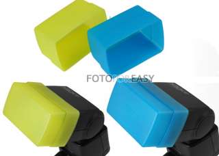 Blue+Yellow 2 Color Flash Diffuser Kit for Canon 380EX  