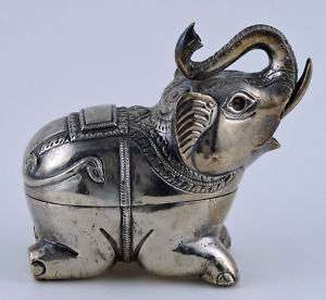 960s Cambodian Silver Elephant  
