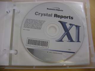 CRYSTAL REPORTS XI DEVELOPER EDITION FULL PRODUCT VERSION  