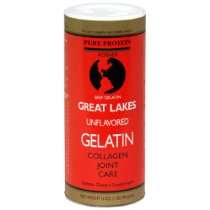     Great Lakes Unflavored Gelatin, Kosher, 16 Ounce Can (Pack of 2