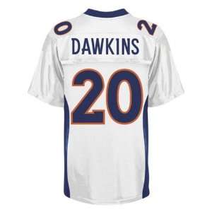 Denver Broncos jersey #20 Dawkins white jerseys size 48 56  