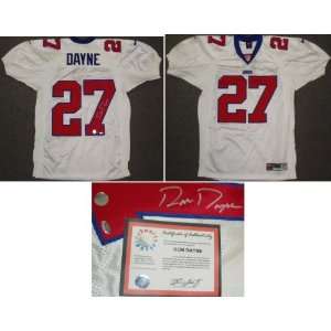 Ron Dayne New York Giants Autographed Nike Authentic White Jersey 