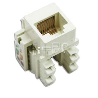 Brand New Network RJ45 Cores Wall Faceplate(White)  