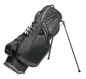 New 2010 OGIO Grom Stealth Black Stand Carry Golf Bag  