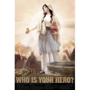  Bible Hero Posters Rebekah at the Well 26 Inch x 36 Inch 