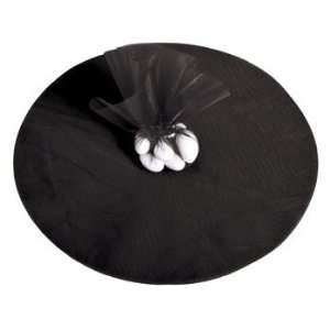 Black Tulle Circles   Party Decorations & Gossamer, Pillows & Tulle
