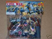 CIVIL WAR ACTION FIGURES TOY SOLDIERS CONFEDERATE UNION  