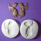 ANGEL NOUVEAU PAIR left   right ~ CNS polymer clay mold