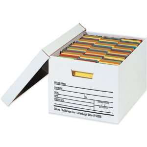  Letter/Legal Auto Lock File Storage Boxes with Lids (Box 