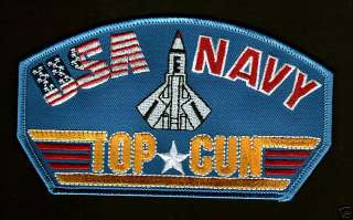 NAVY TOP GUN CAP/JACKET PATCH VA9 4  
