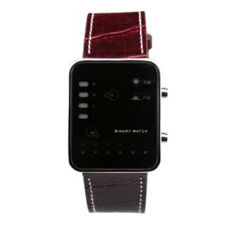 Fashion Unisex Mens Ladies Womens Binary Digital LED Wrist Sport Watch 