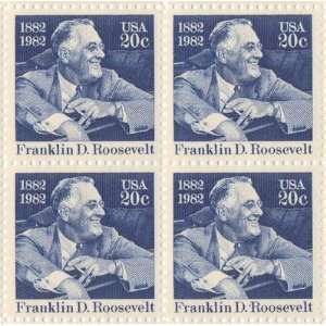  Franklin Delano Roosevelt Set of 4 x 20 Cent US Postage 